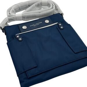 MJT10: Marc Jacobs Nylon Tote Bag – Navy Blue